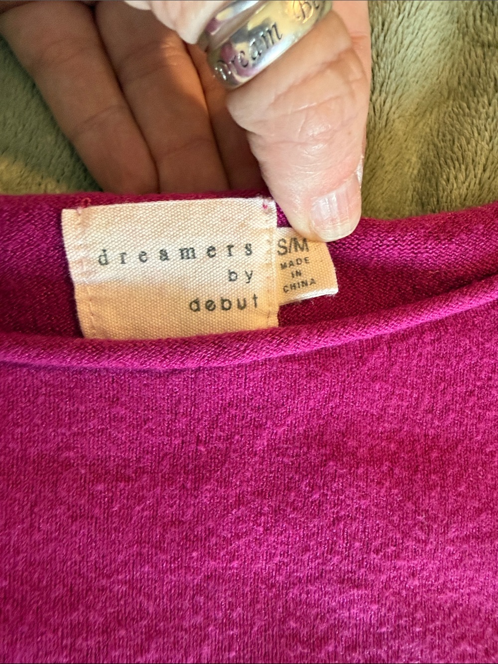 Dreamers by Debut Women's Magenta Pullover Sweatshirt